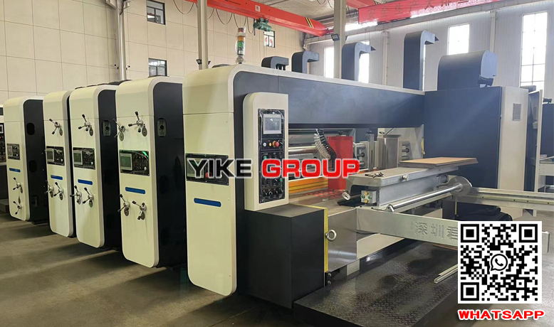 YK-1224H high speed flexo 4 color printer slotter machine