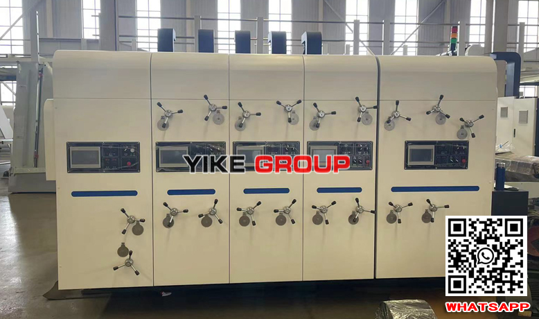 YK-1224H high speed flexo 4 color printer slotter machine