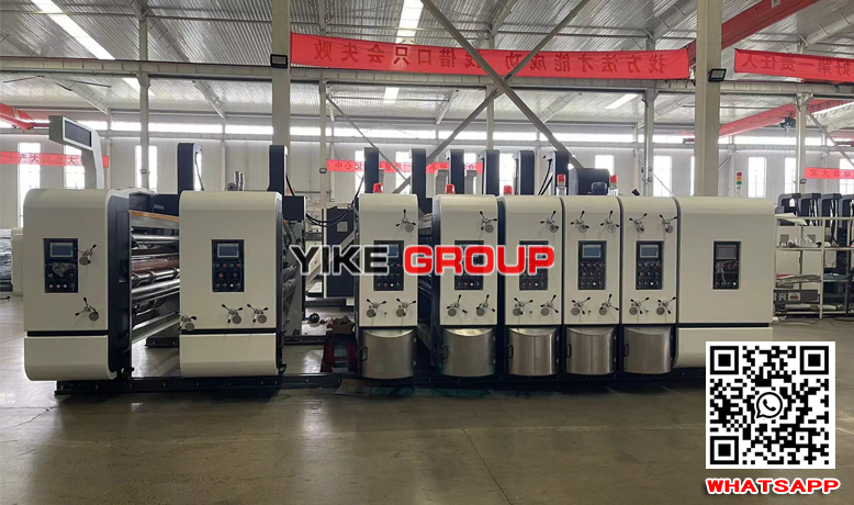 YK-1224H high speed flexo 4 color printer slotter machine