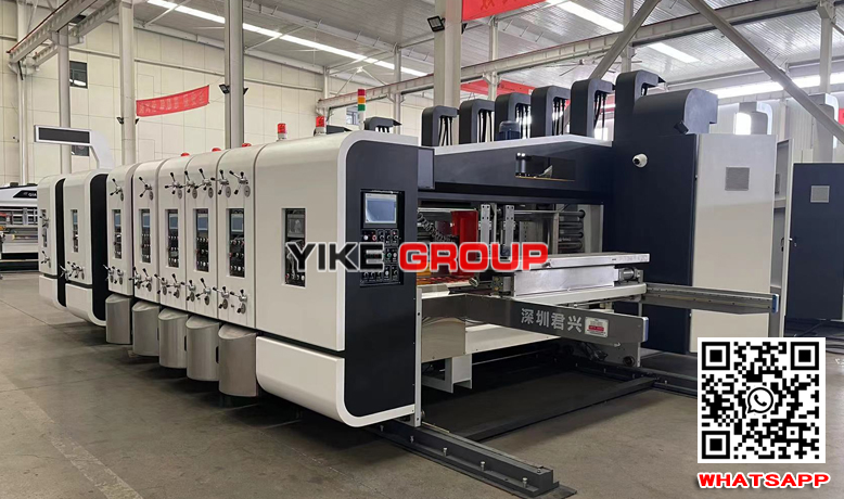 YK-1224H high speed flexo 4 color printer slotter machine